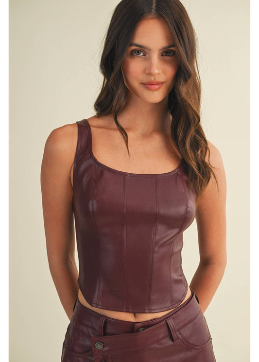 Square Neck Corset Top