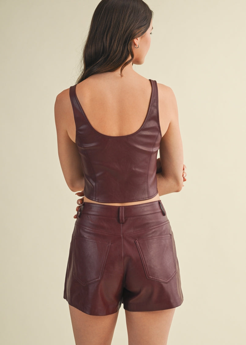 Square Neck Corset Top