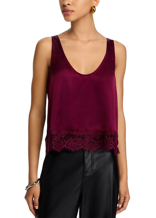 Coraline Top in Windsor Wine