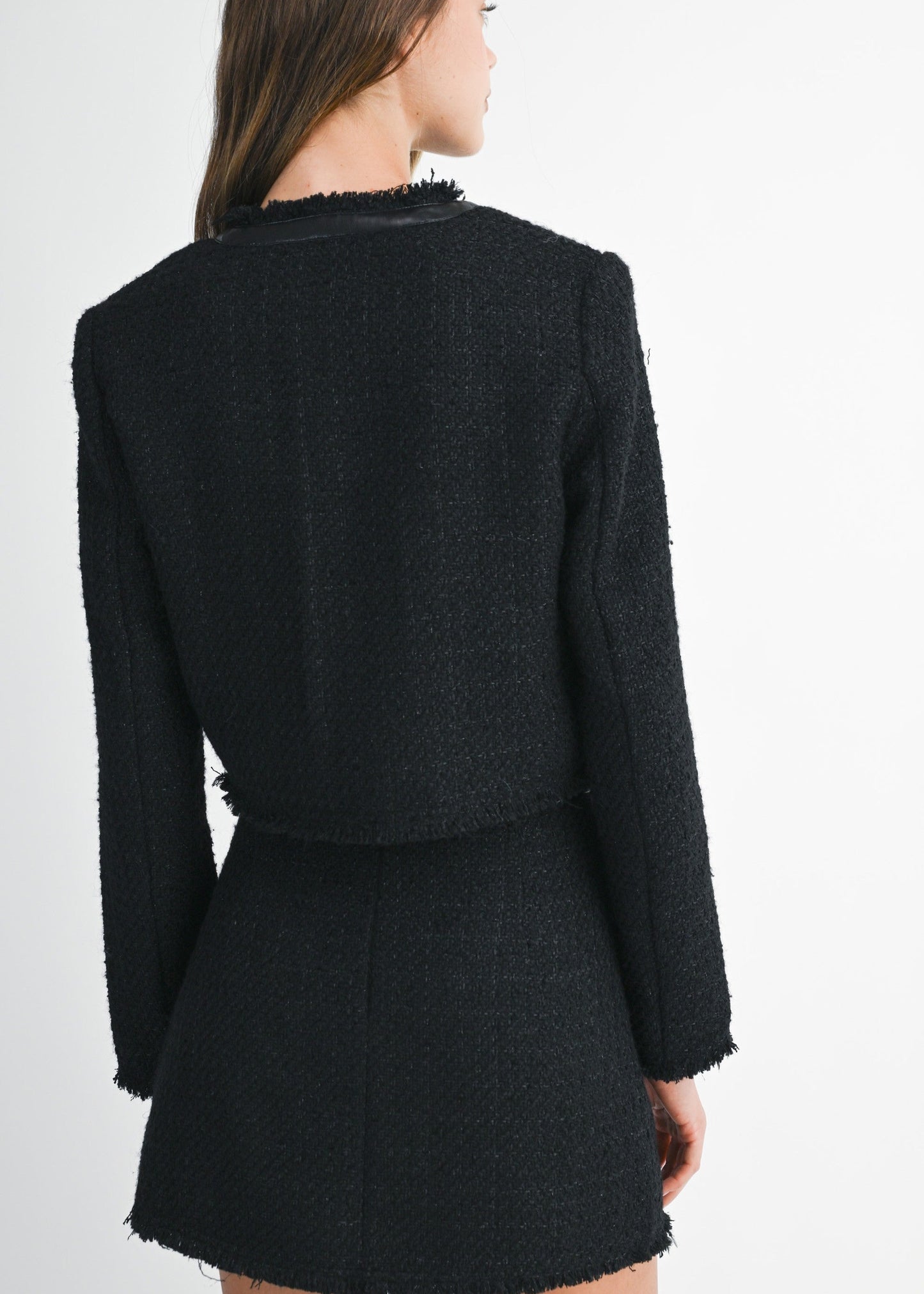 Tweed Skirt in Black