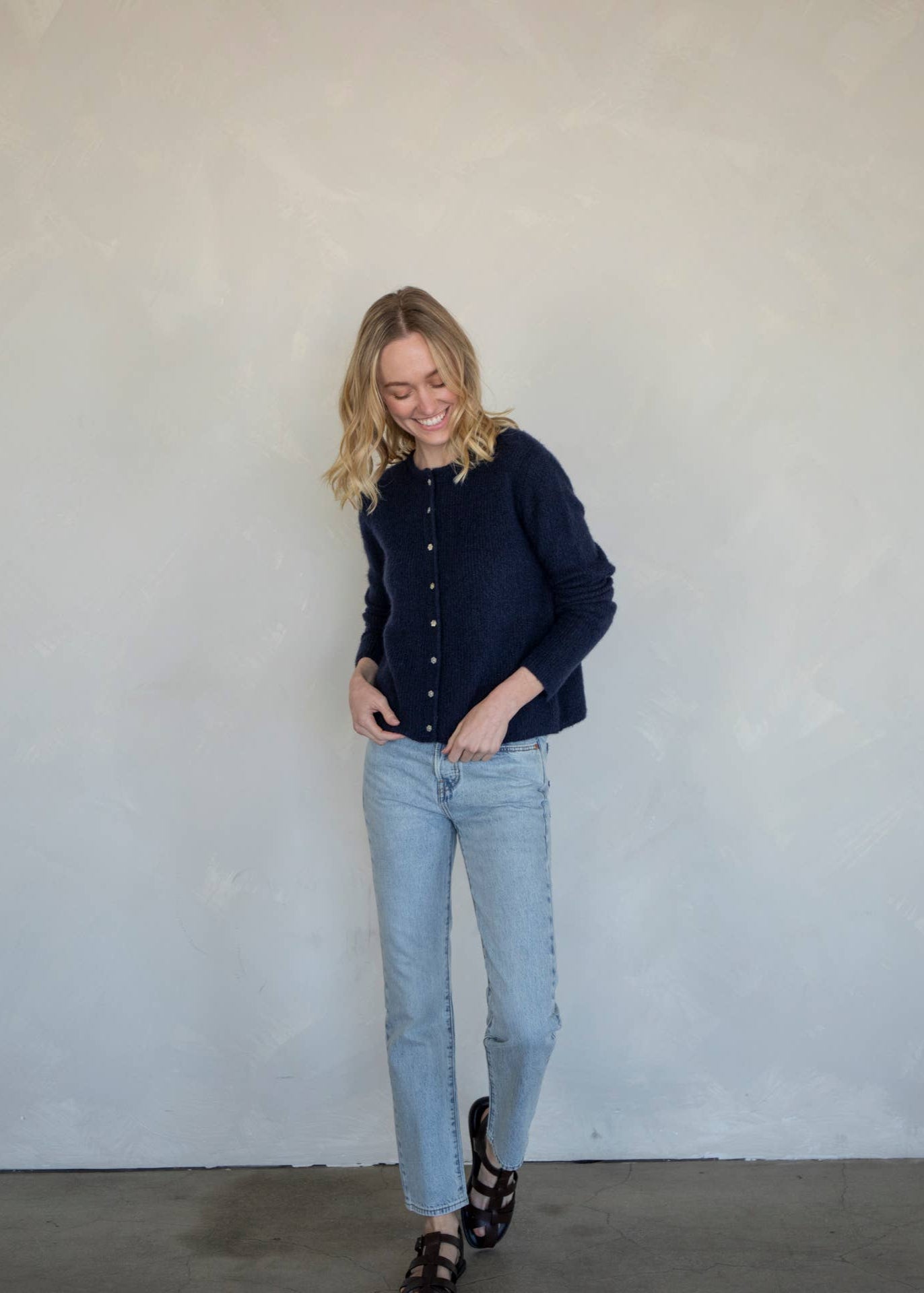Kasey Cardigan in Navy