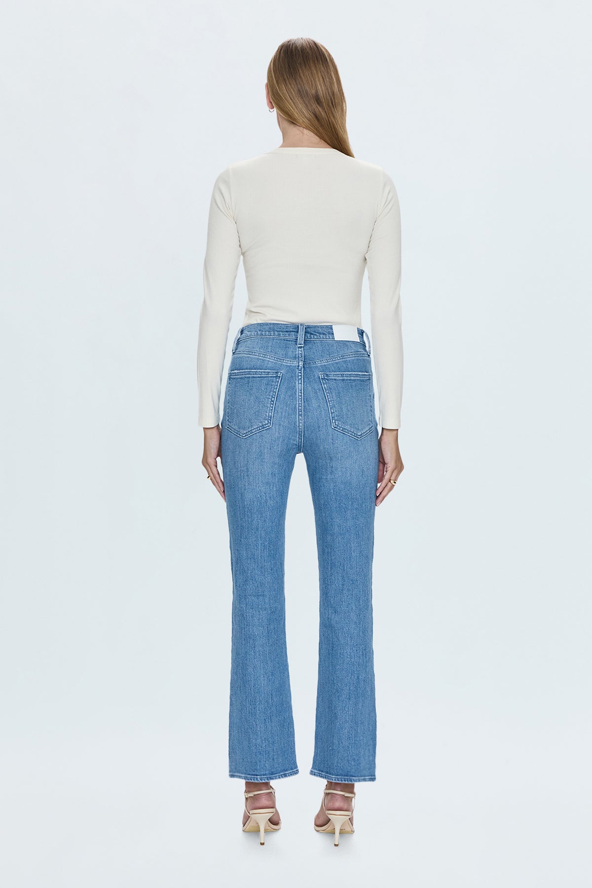 Krista High Rise Slim Boot in Exam by Pistola