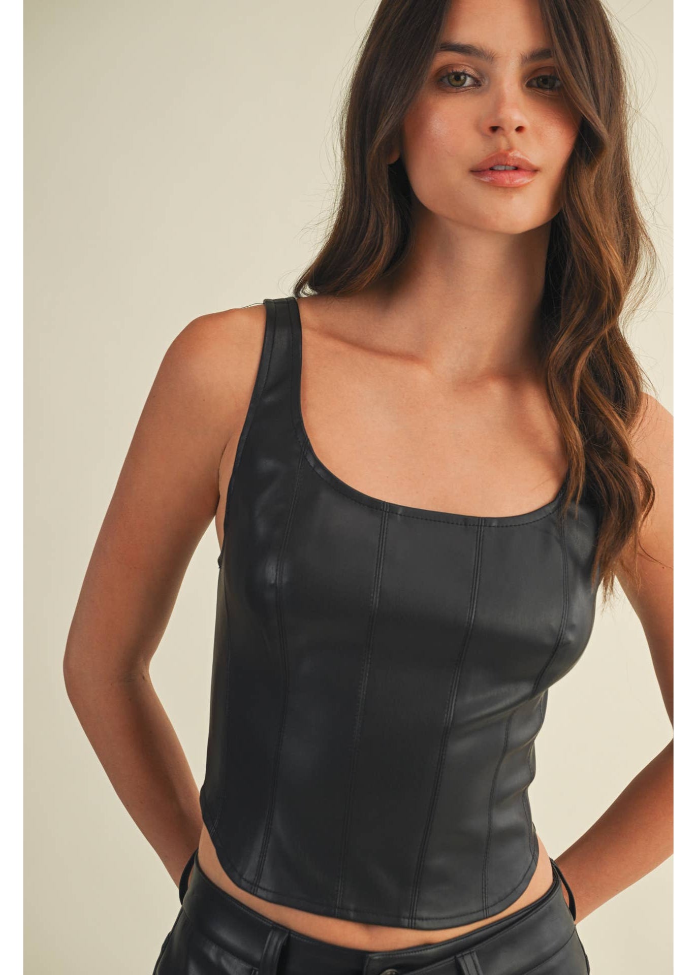 Square Neck Corset Top