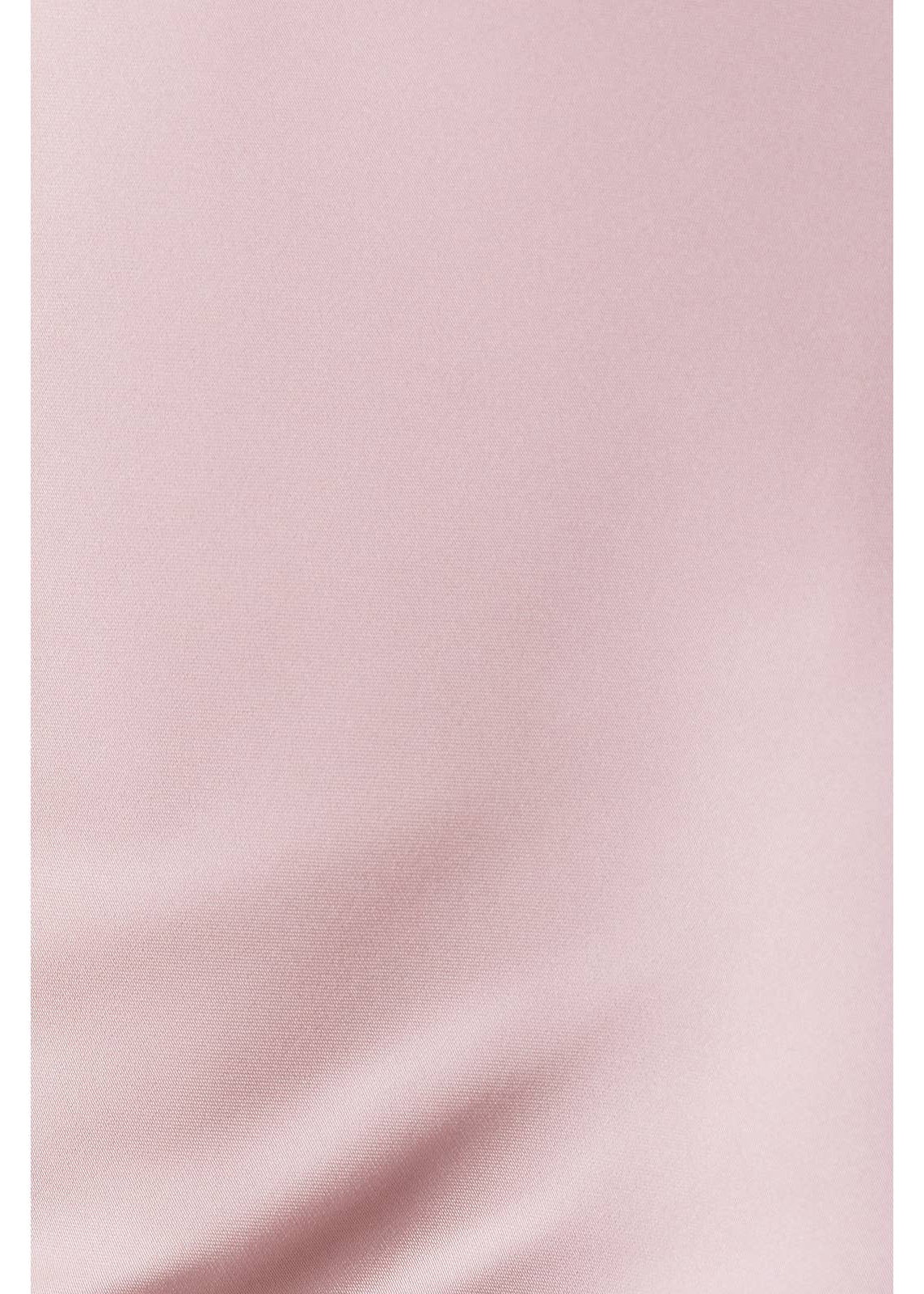 Strapless Scarf Satin Top