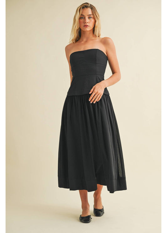 Corset Black Dress
