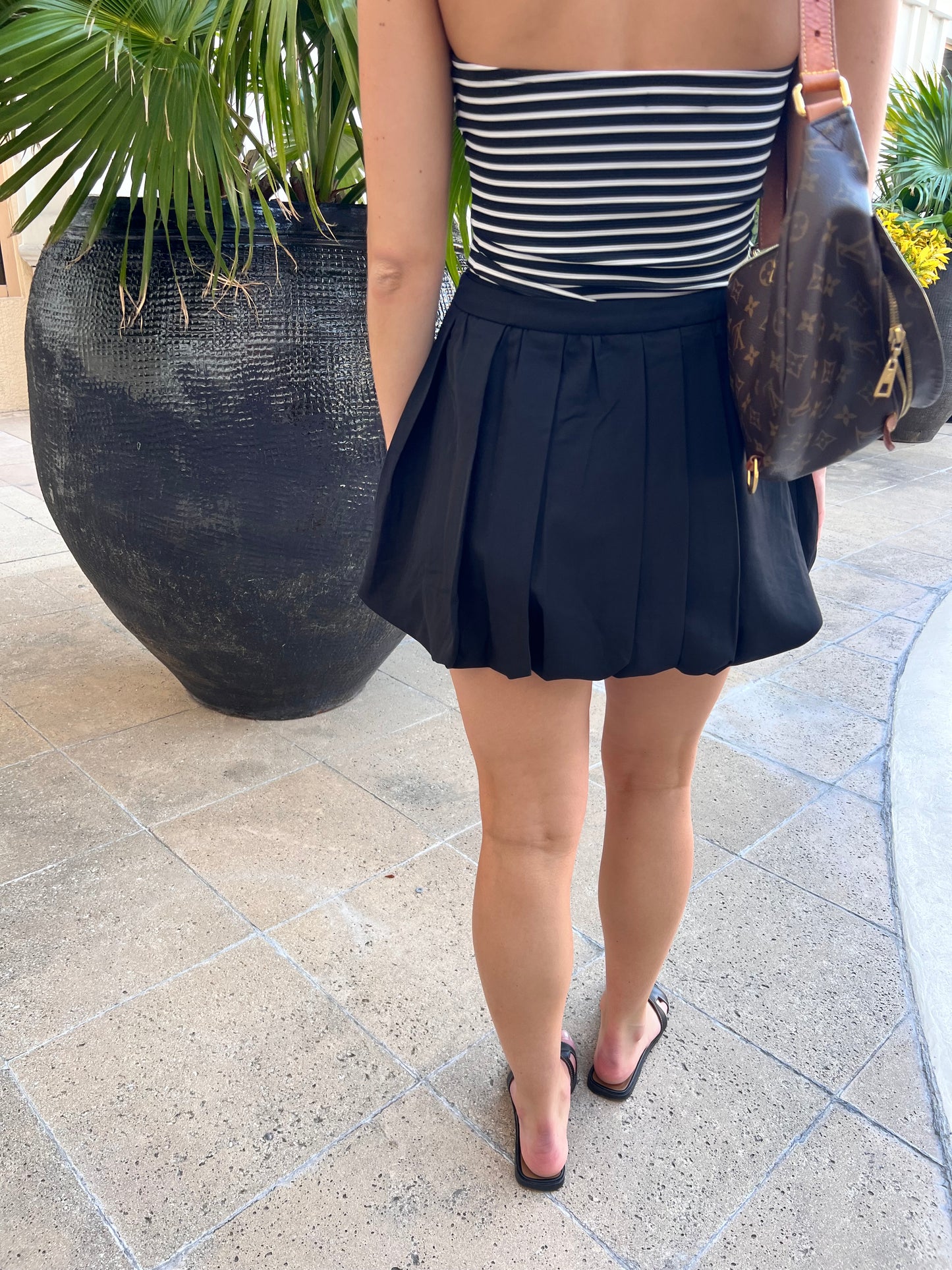 Bubble Skirt in Black