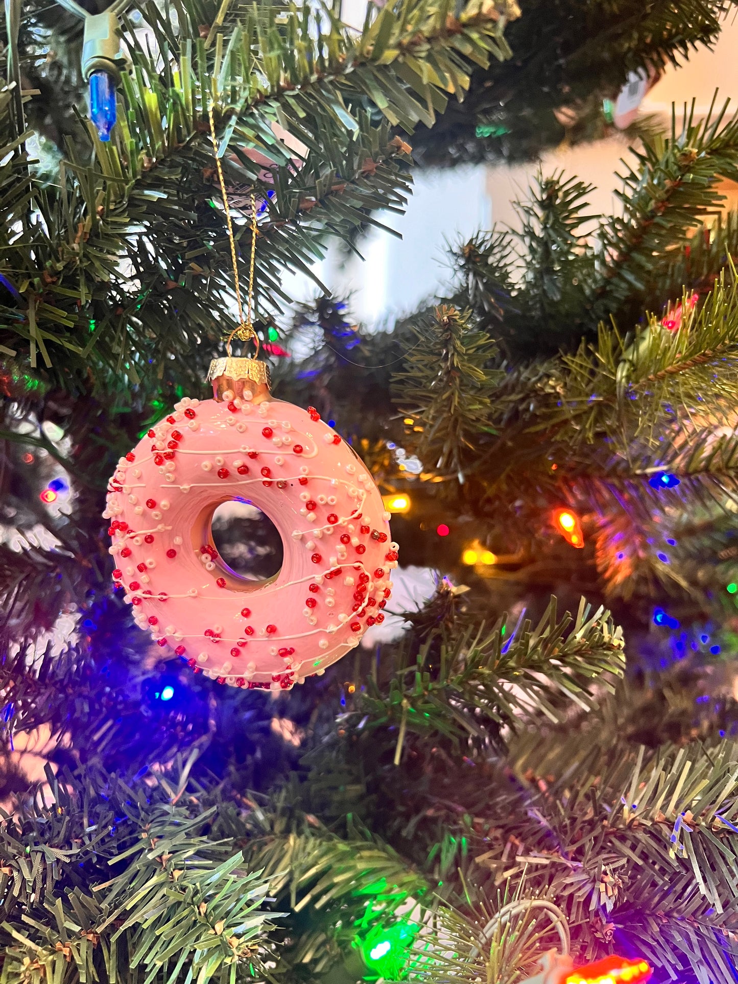 Donut with Sprinkles Ornament