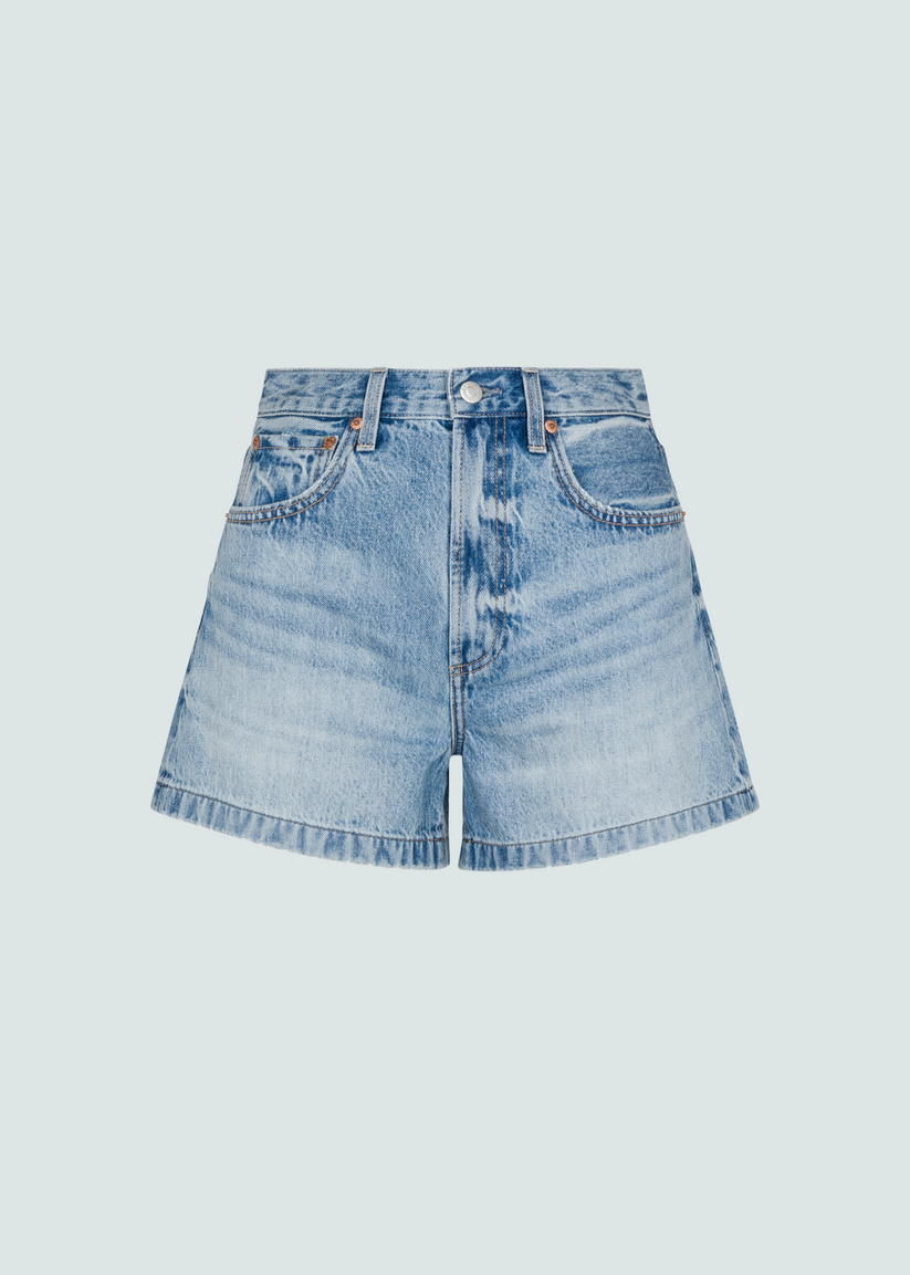 Saige High Rise Short in French Riviera by Pistola