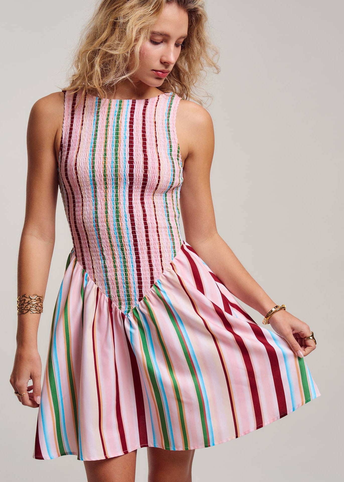 Sorbet Striped Dress