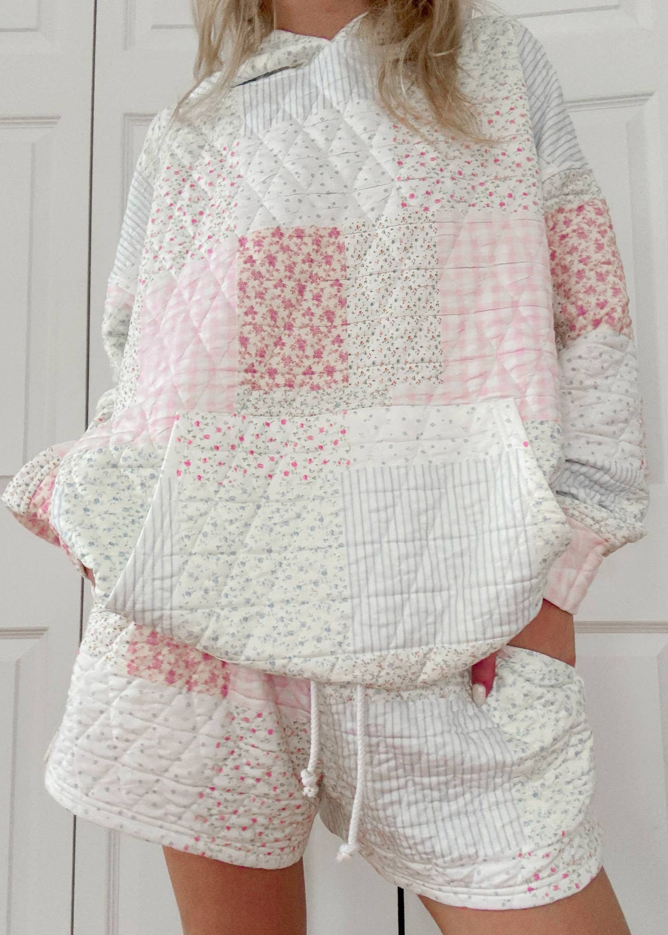 Quilted Pastel Shorts