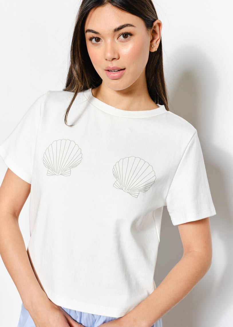 Shell Print Tee