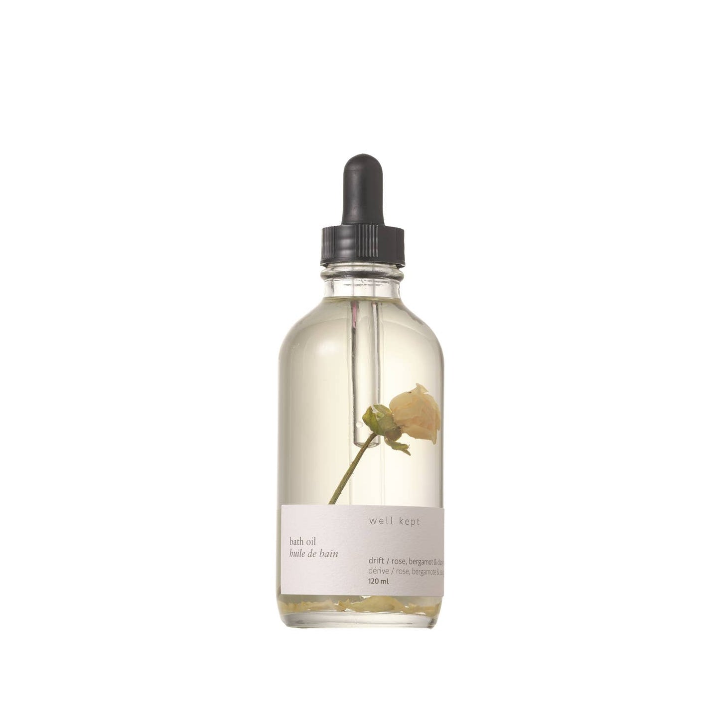 front of bottle