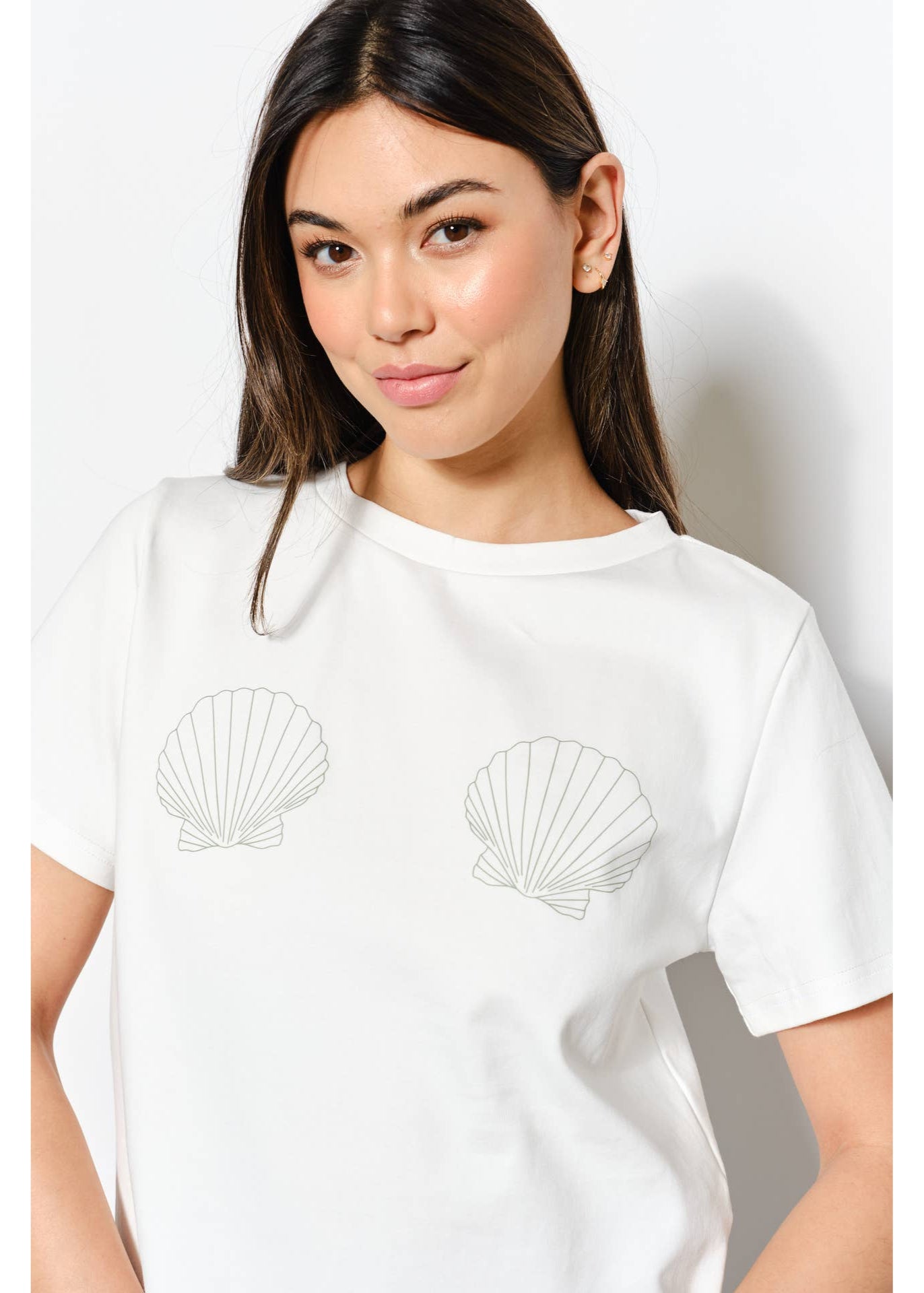 Shell Print Tee