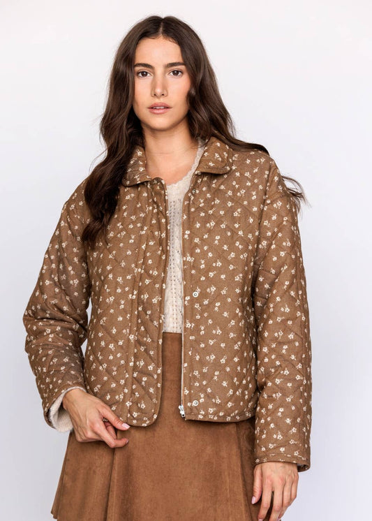 Floral Quilted Jacket