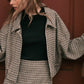 Houndstooth Pattern Jacket