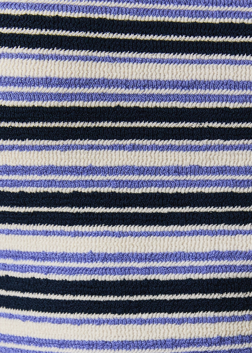 Round Neck Sleeveless Stripe Top