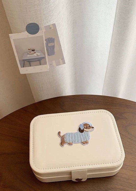 Embroidered Jewelry Case