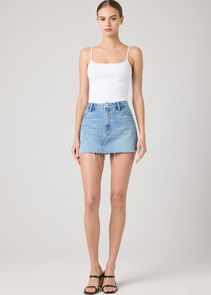 Rose Garden Denim Skirt