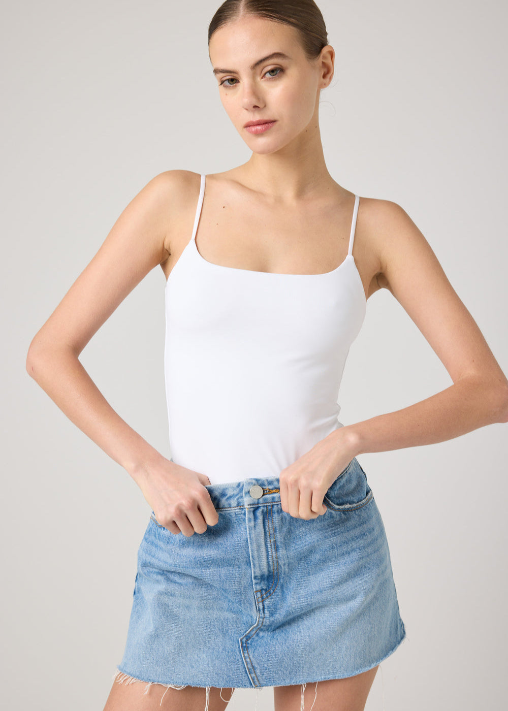 Rose Garden Denim Skirt