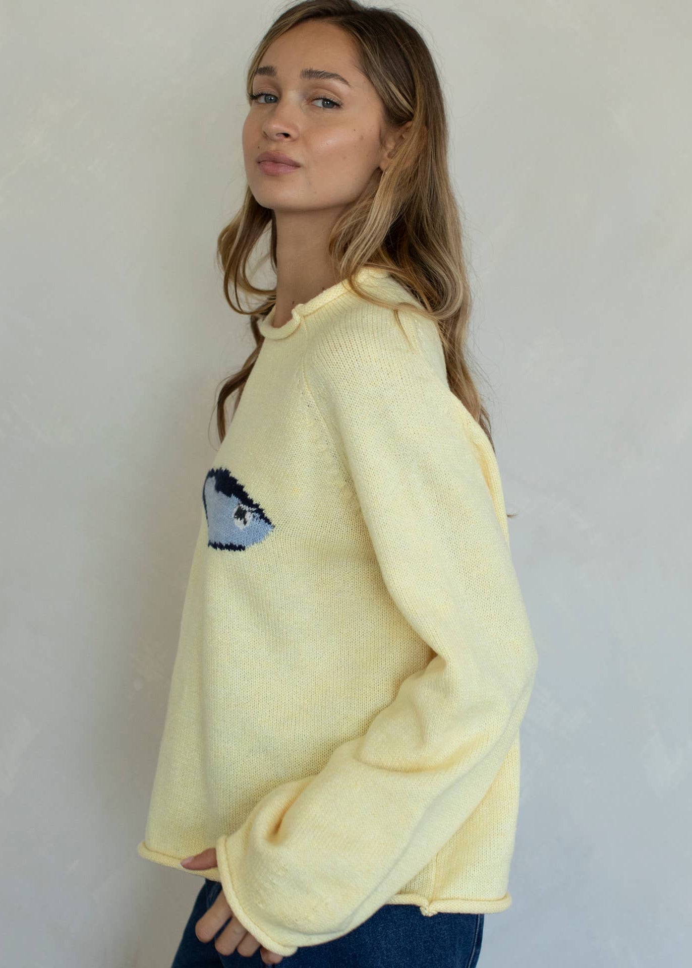 Sardine Sweater in Yellow