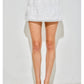 Lace and Pintuck Detail Skirt