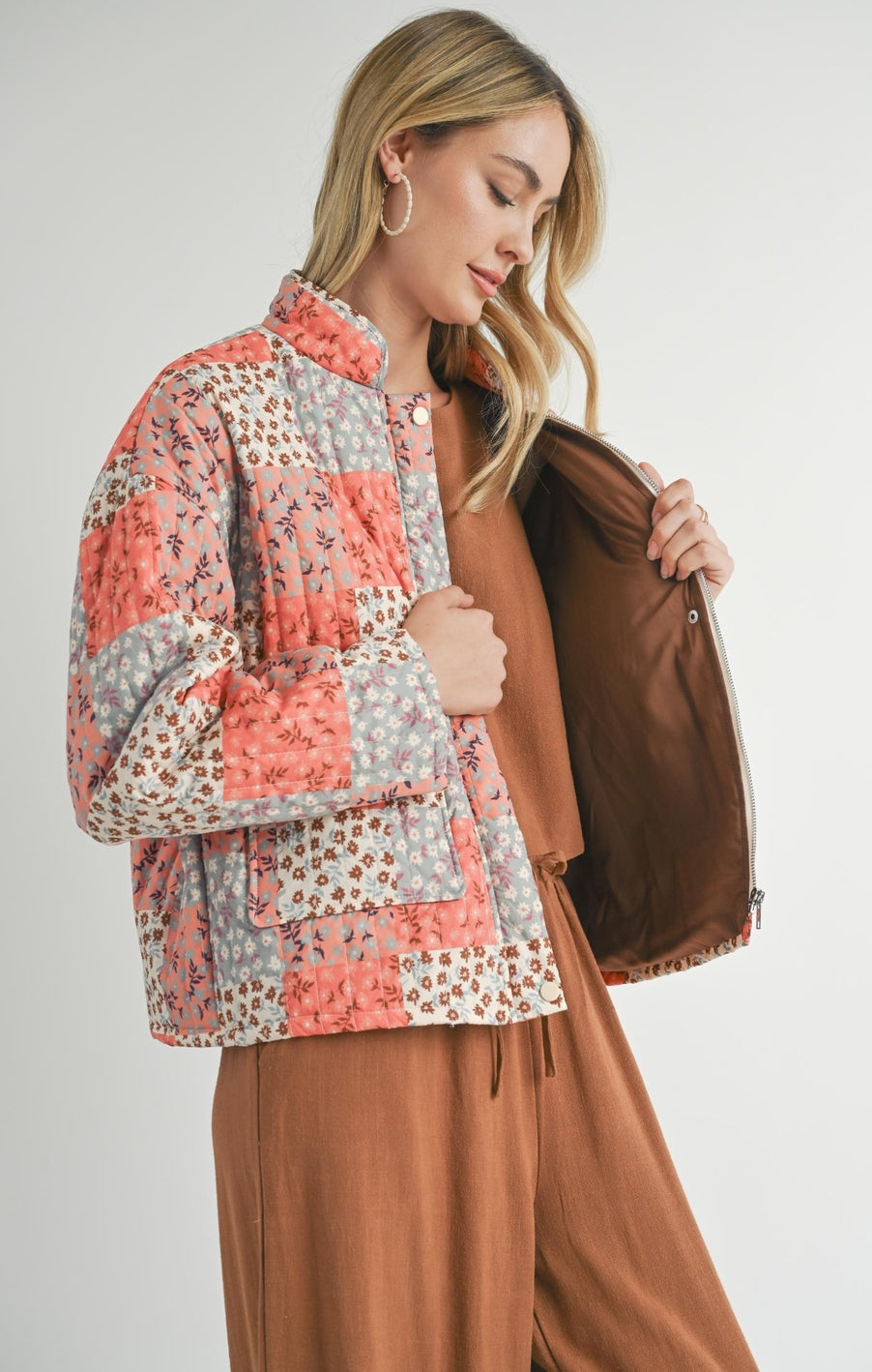 Patchwork Quilted Jacket