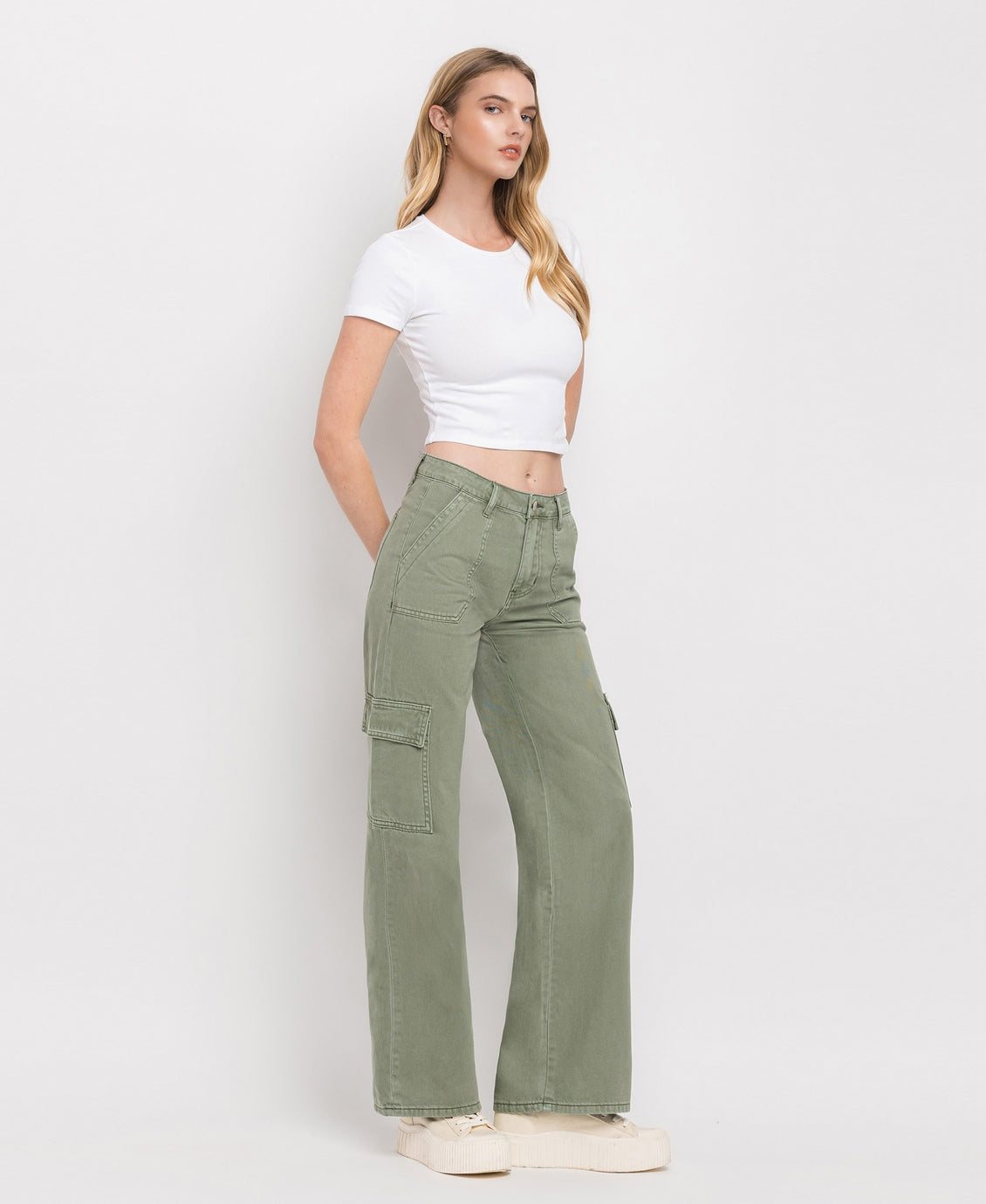 Utility Cargo Wide Leg Pant