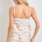 Fish Print Cami