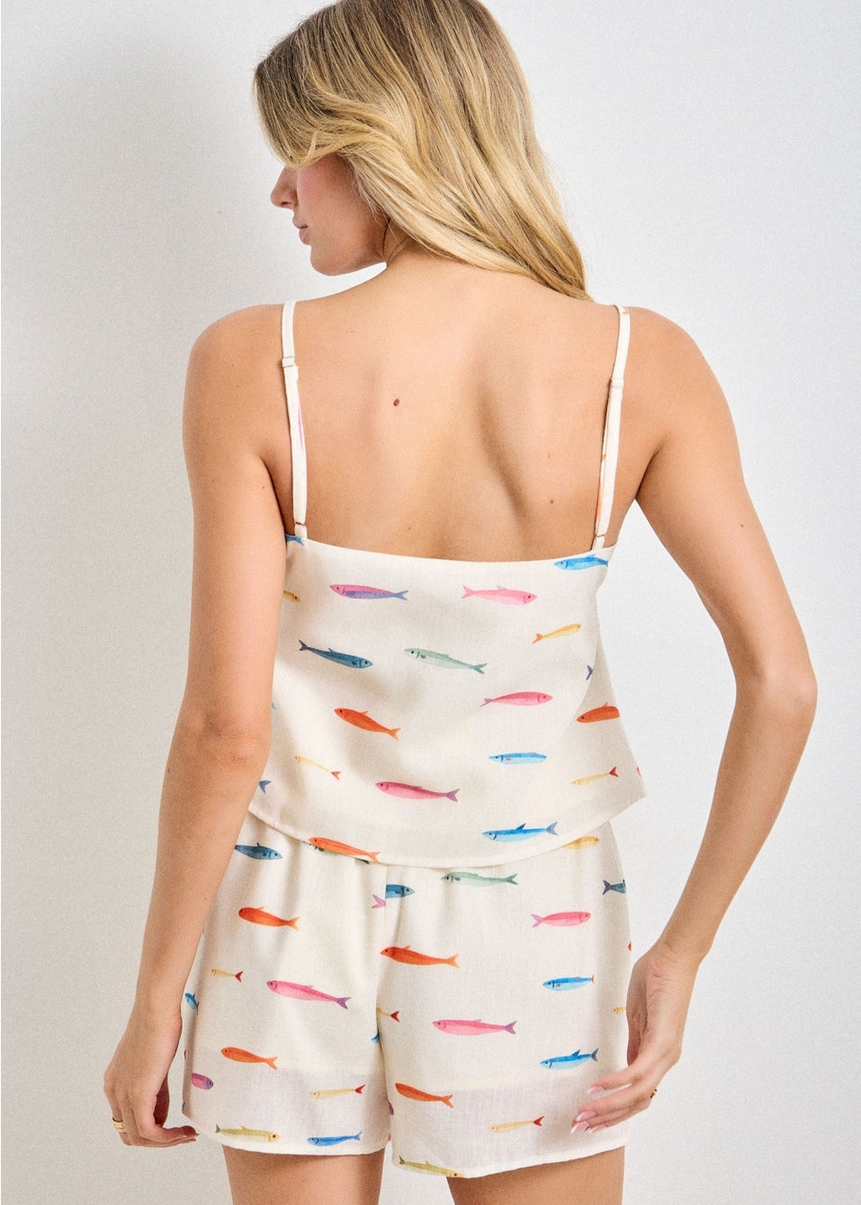 Fish Print Cami