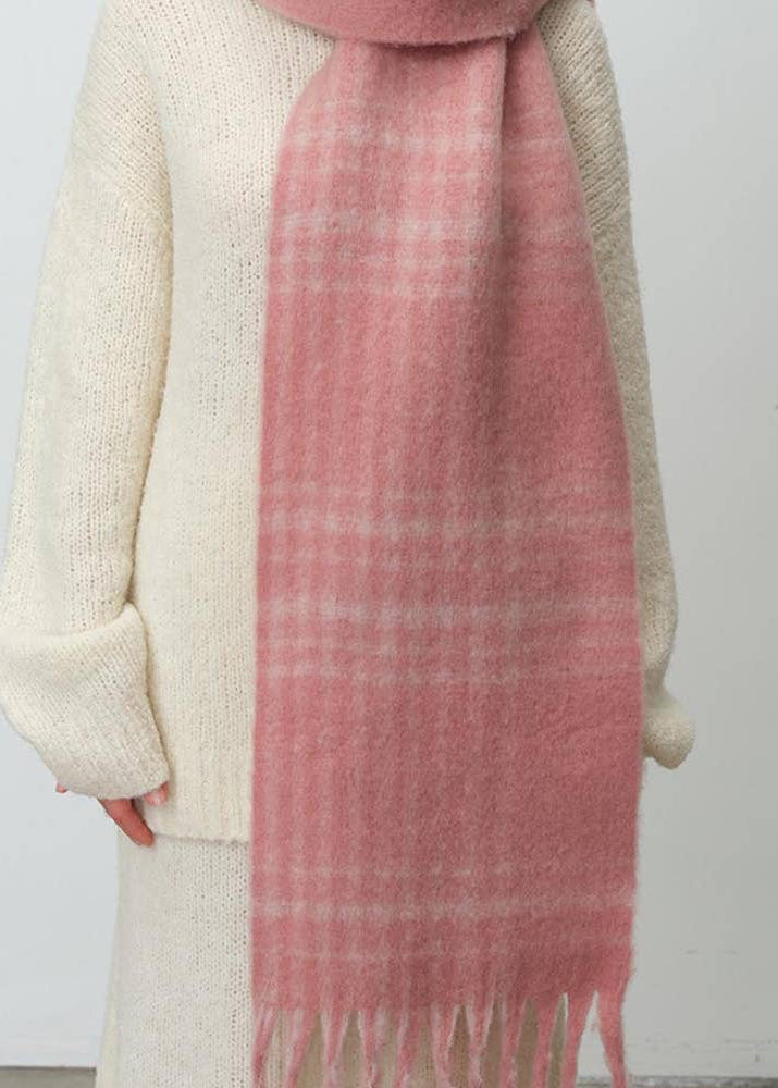 Pink Stripe Scarf