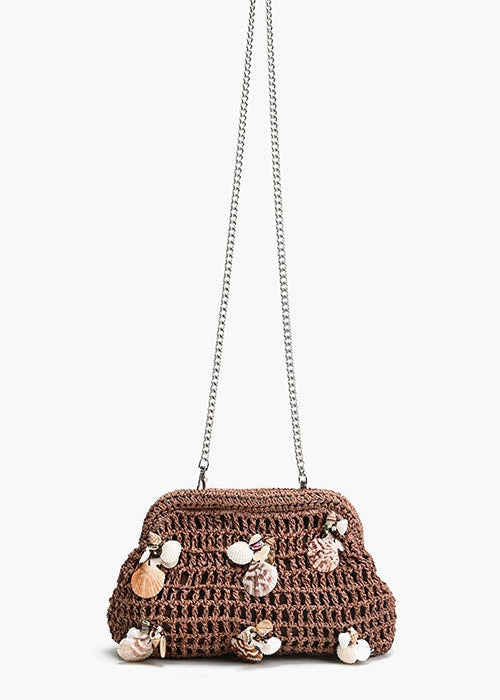 Crochet Shell Clutch