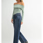 Vintage Dark Wash Low Rise Jean
