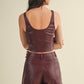 Square Neck Corset Top