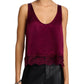 Coraline Top in Windsor Wine