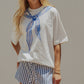 Nautical Stripe Bandana Tee