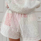 Quilted Pastel Shorts