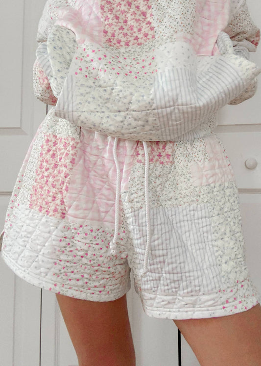 Quilted Pastel Shorts