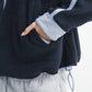 Trim Fleece Half-Zip in Navy
