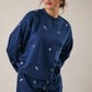 Crew Neck Long Sleeve Marine Pullover