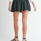 Twilight Twirl Tiered Frill Skirt in Black