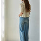 Woven Embroidered Wide Collar Blouse