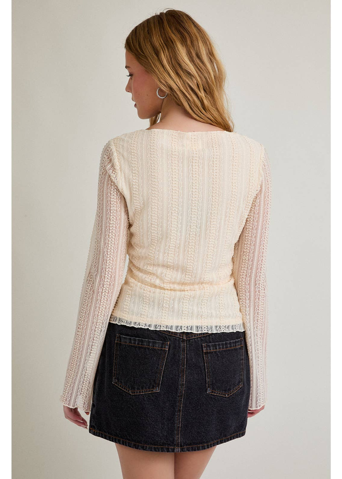 Long Sleeve Top in Lace