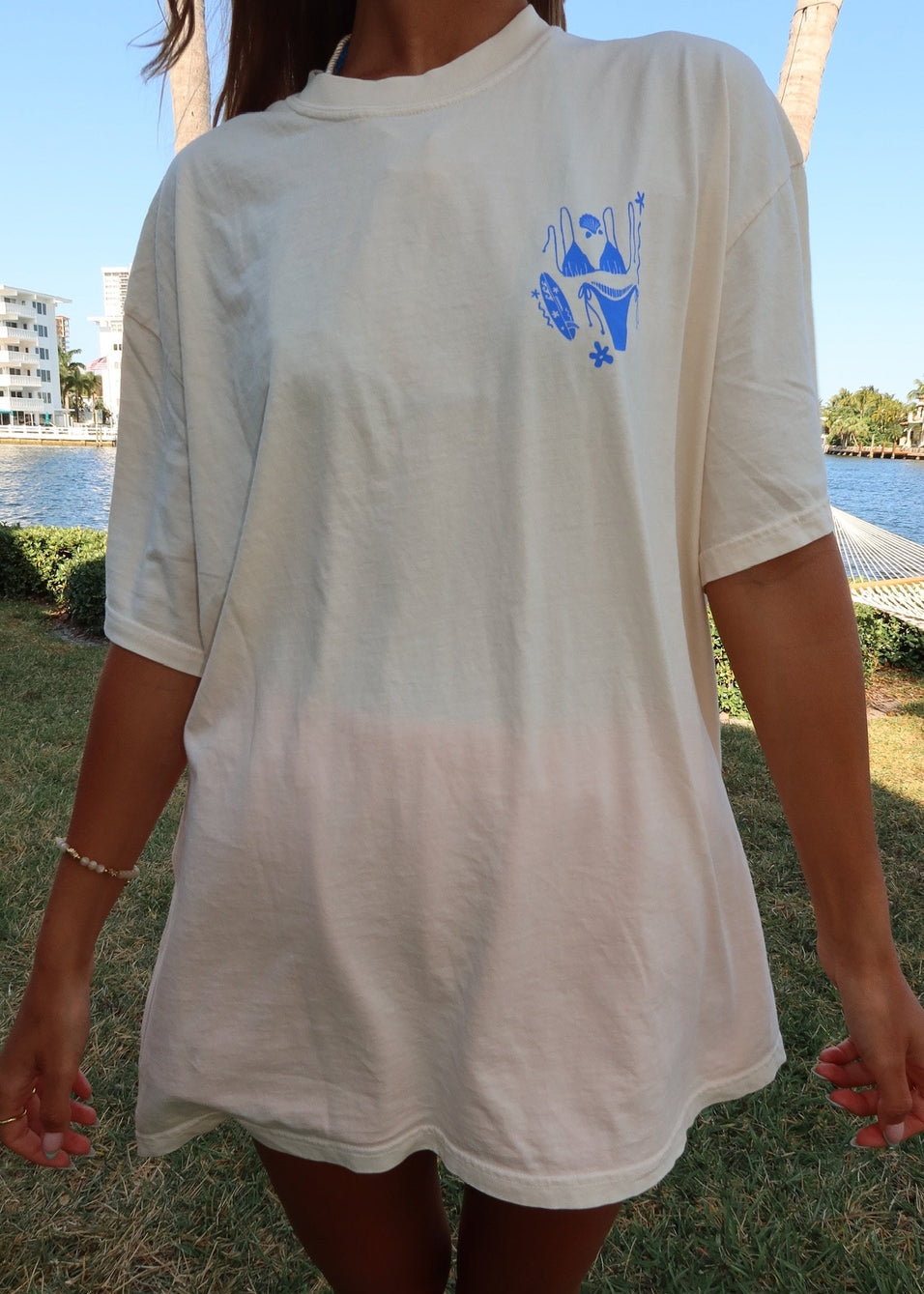 Blue Swim Suit T-shirt