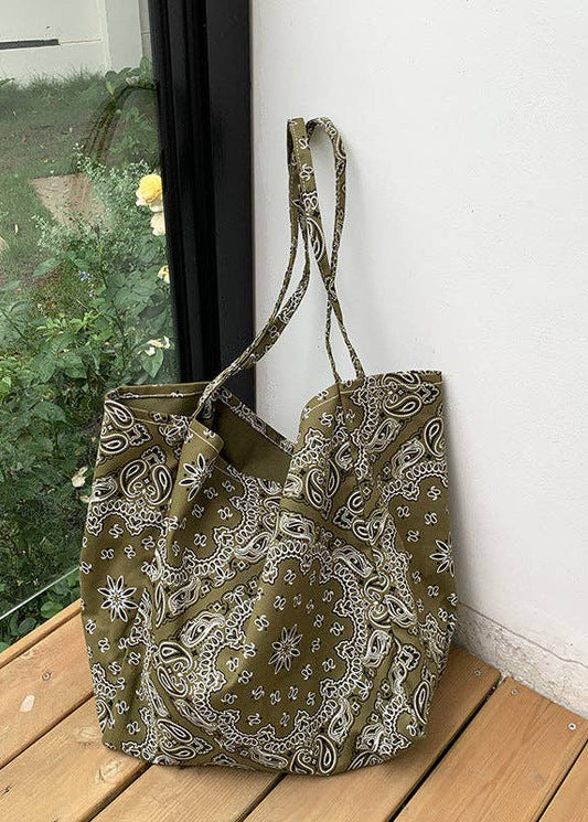 Army Green Bandana Tote