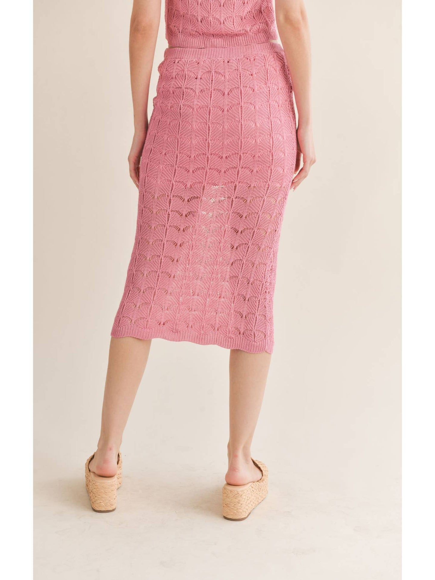 Rosie Knit Midi Skirt