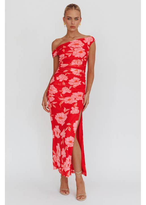 Off The Shoulder Maxi Dress