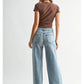High Rise Stretchy Wide Leg