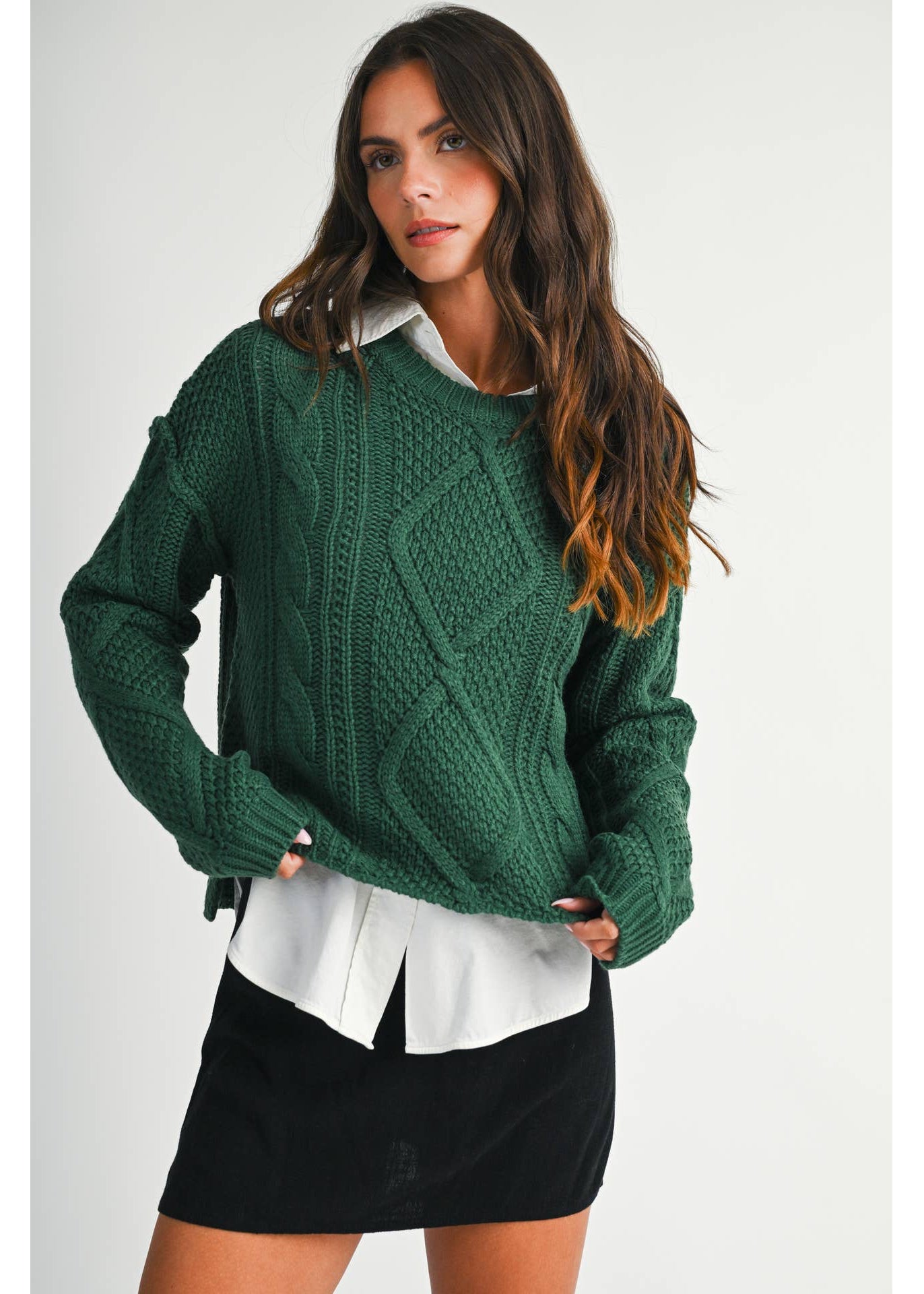 Adela Sweater in Pine