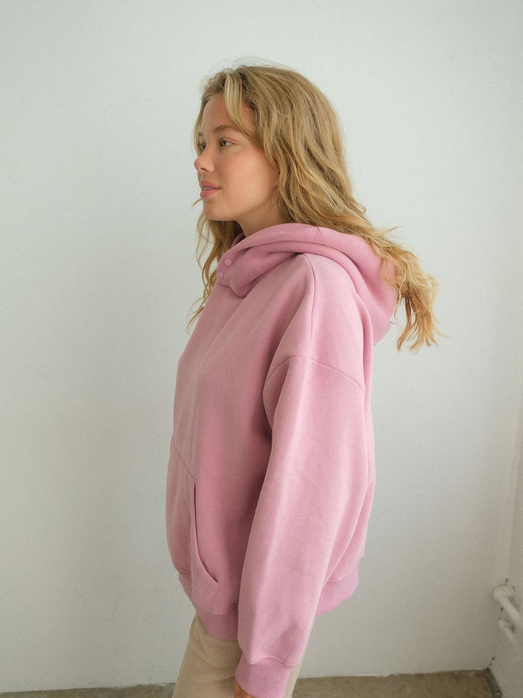 Milo Hoodie in Bubblegum