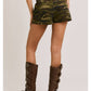 Camouflage Mid Rise Shorts